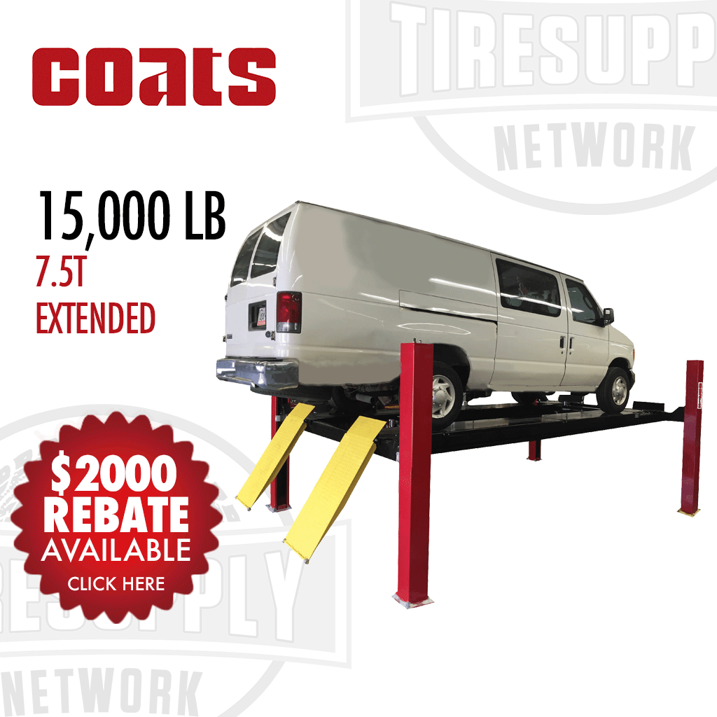 Coats | 4 Post Service Lift 15,000 lb Capacity - Red (8K4P15*)