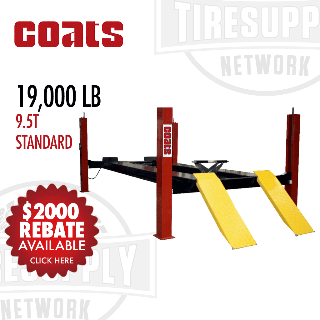 Coats 8K4T419CSAR1, 4-post alignment lift kit extension. 19,000 lbs 9.5T standard