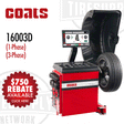 Coats 16003D 1-phase or 3-phase direct drive wheel balancer