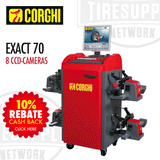 Corghi Exact 70 | Wheel Alignment System with 8-CCD-Camera Sensor Heads