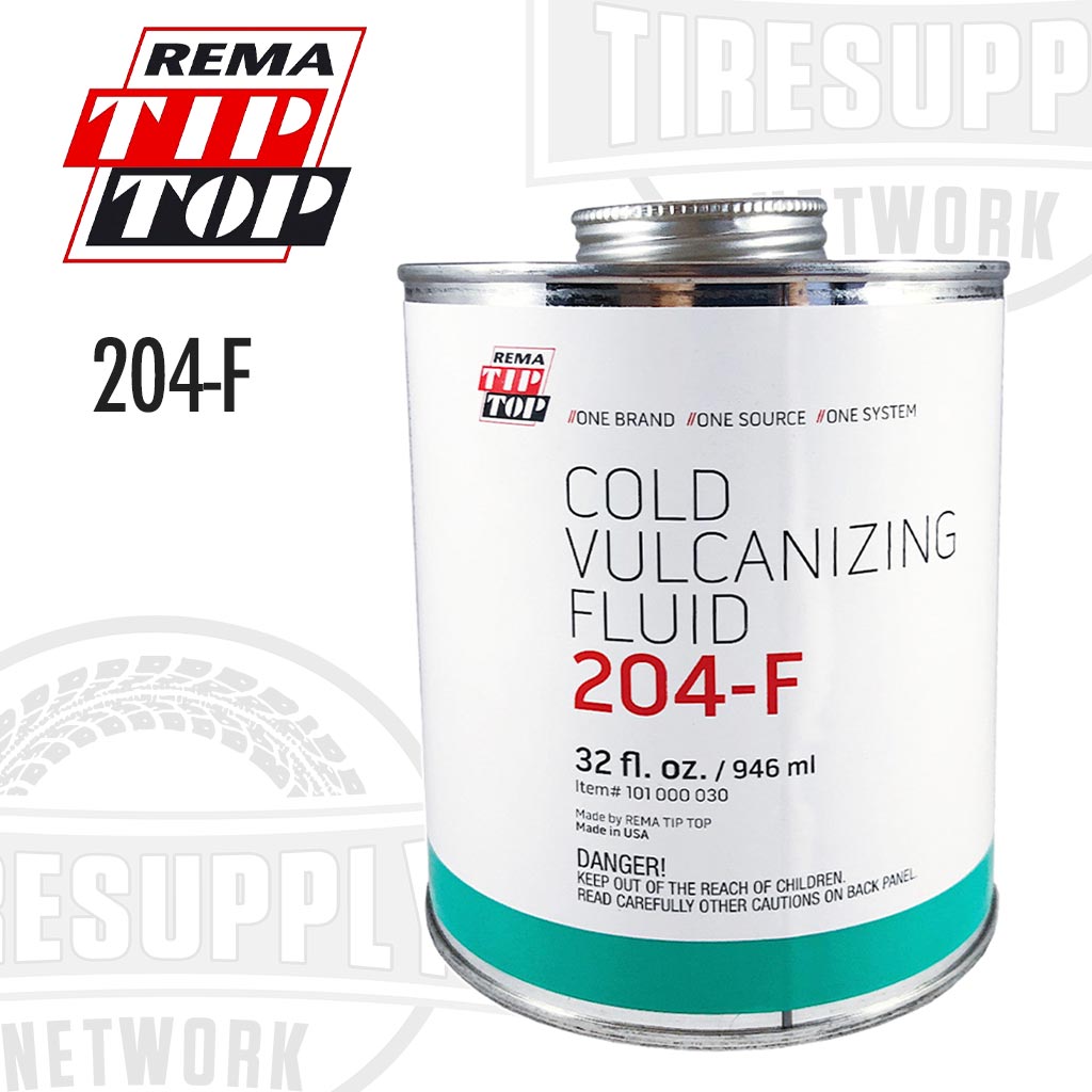 Rema | Cold Vulcanizing Fluid Tire Repair Cement 32 oz Can (204F)