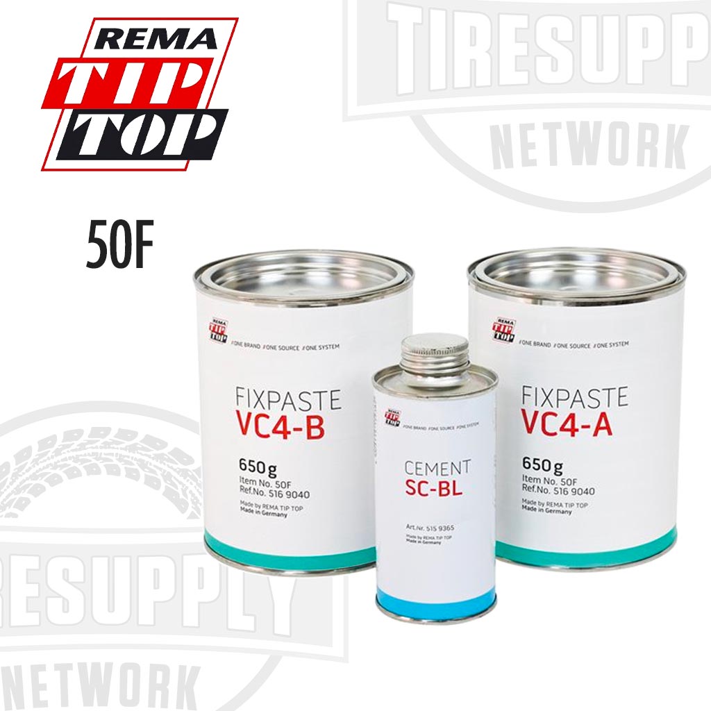 Rema | 50F A+B Vulcanizing Compound Kit - 650g &amp; 225g (RE50F)