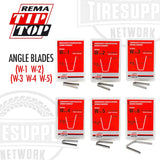 Rema | Angle Tire Groover Cutting Blades - (W-1) (W-2) (W-3) (W-4) (W-5) (W-6)