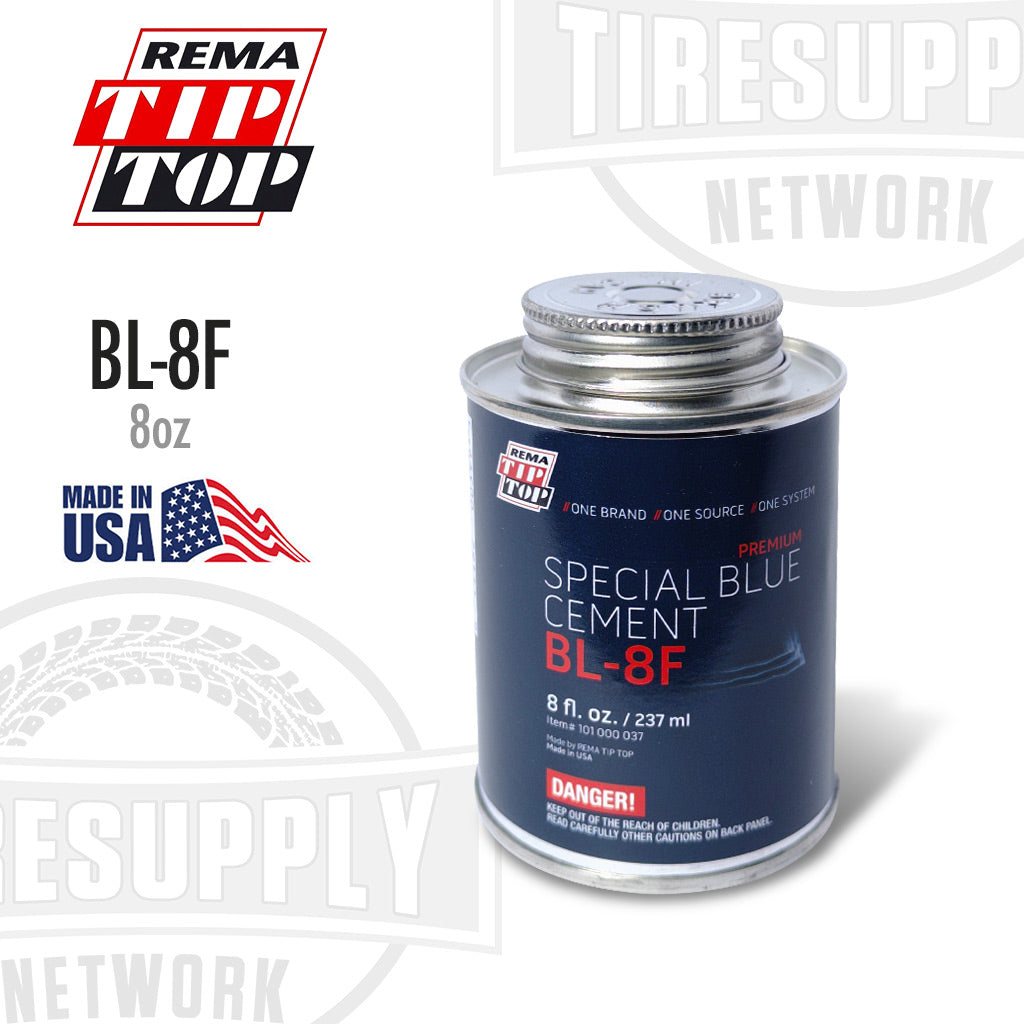 Rema BL-8F | Special Blue Tire Repair Cement 8 oz Can – Tire
