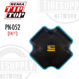 A black REMA TIP TOP bias repair unit for tires, with a blue border, with the product code PN-052 visible.