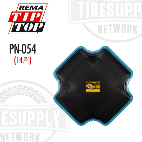 A black and blue REMA TIP TOP bias repair unit for tires, with the model number PN-054 indicated.
