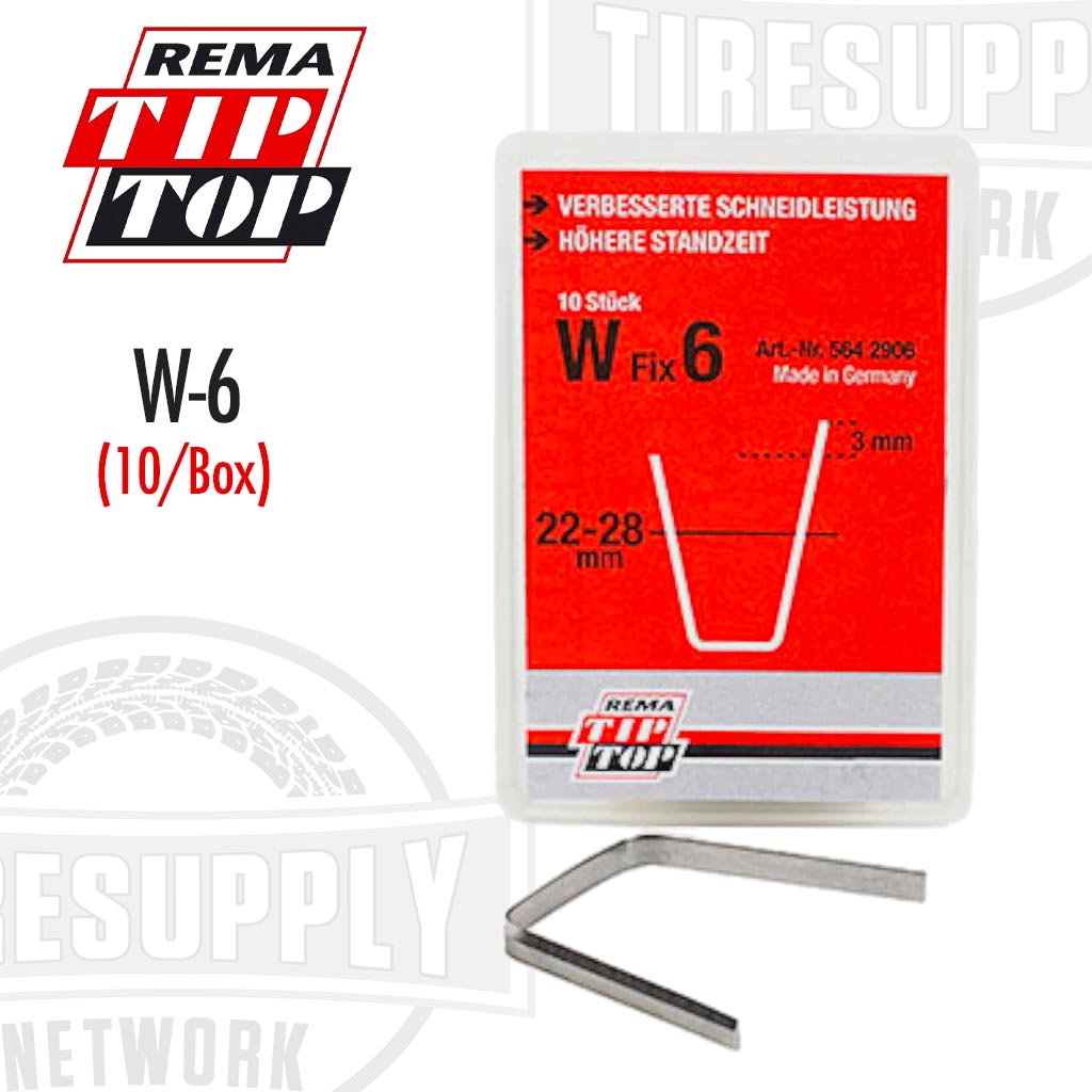 Rema | Angle Tire Groover Cutting Blades - (W-1) (W-2) (W-3) (W-4) (W-5) (W-6)