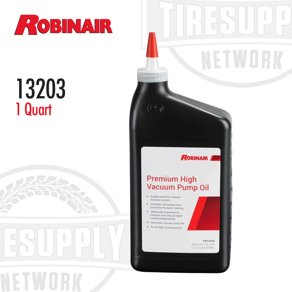Robinair | 13203 Premium High Vacuum Pump Oil - 1 Quart (ROB13203)