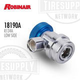 Robinair 18190A Low Side Service Coupler With Blue Actuator For R-134A Refrigerant