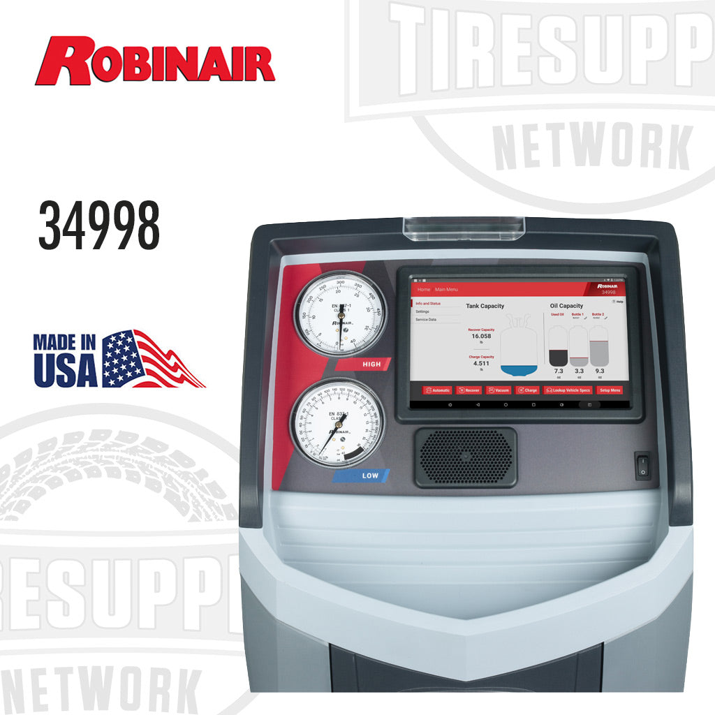 ROBINAIR ポケットロビ 15800EDP Robinair 34788NI Efficient Recovery Machine for Vehicles – All