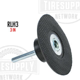 Roloc 3" Disc Pad Holder 1/4" Straight Shank (RLH3)