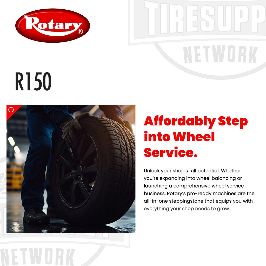 Rotary R150 | Pro Shop 2D Wheel Balancer