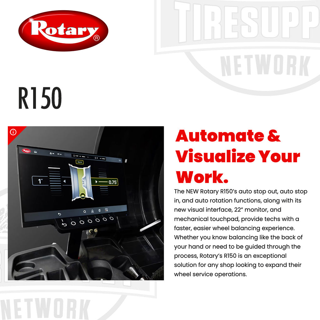 Rotary R150 | Pro Shop 2D Wheel Balancer