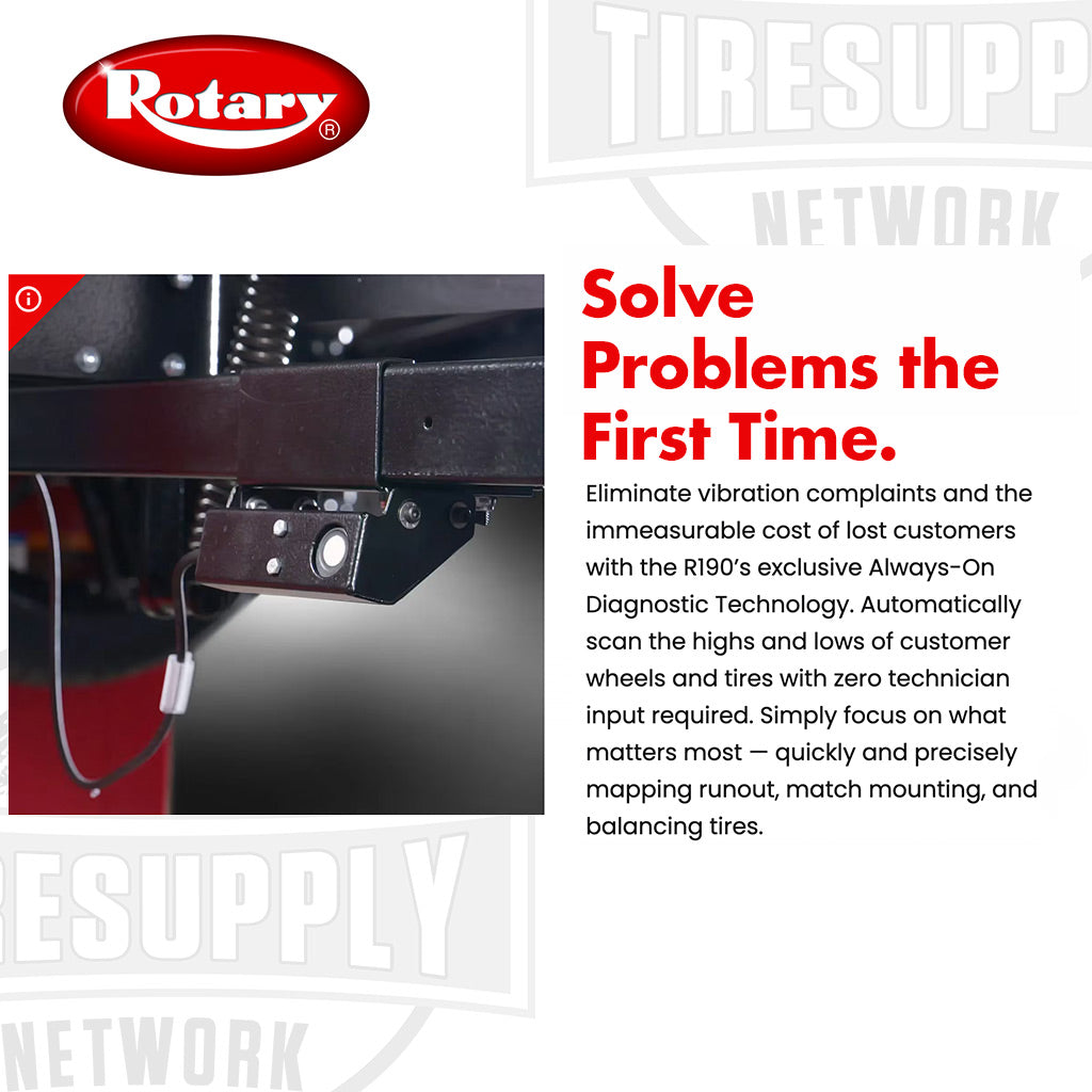 Rotary R190 | Pro Diagnostic Wheel Balancer