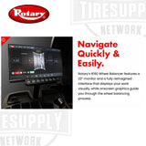 Rotary R190 | Pro Diagnostic Wheel Balancer