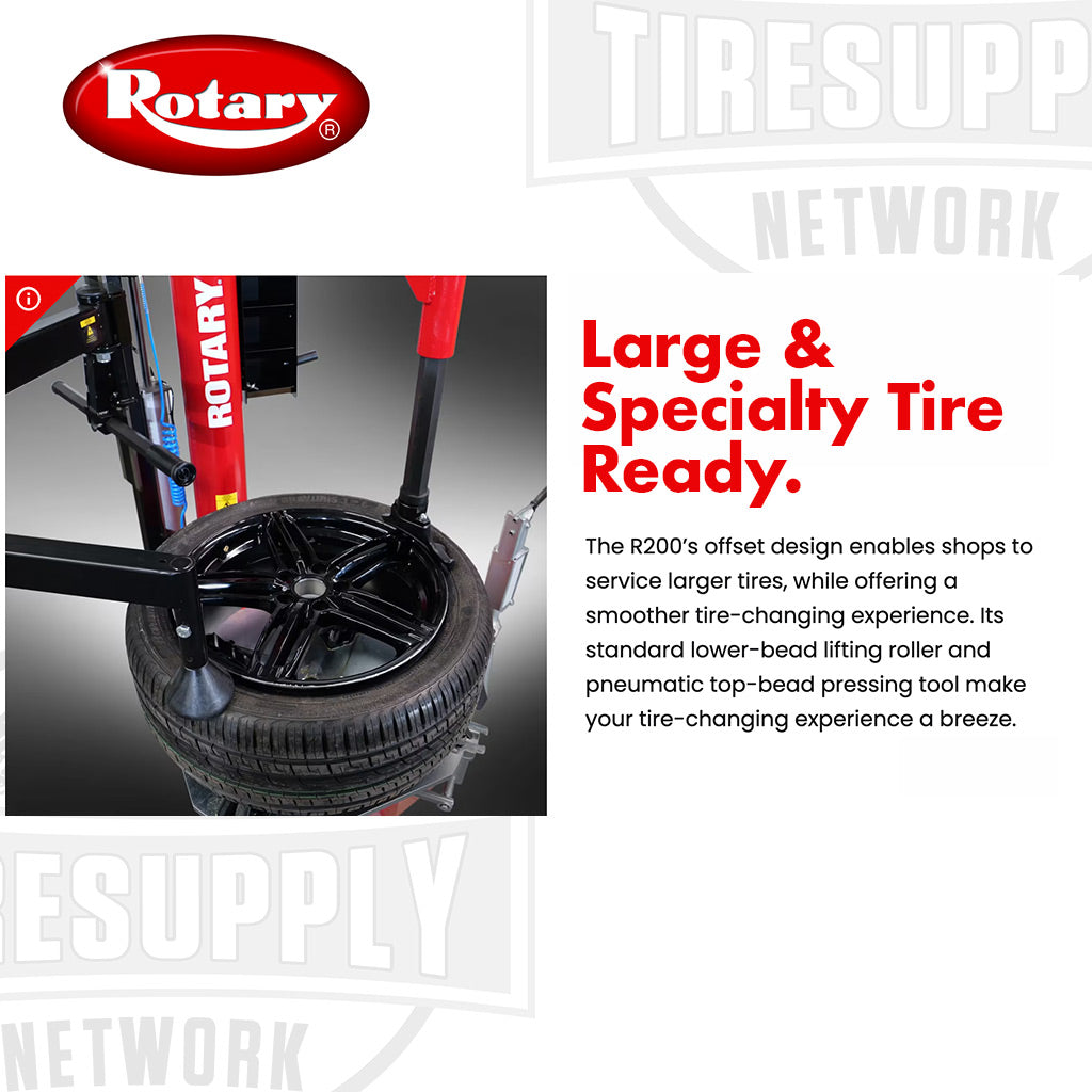 Rotary R200 | SwingArm Pro - High Volume Tire Changer with Helper Arm