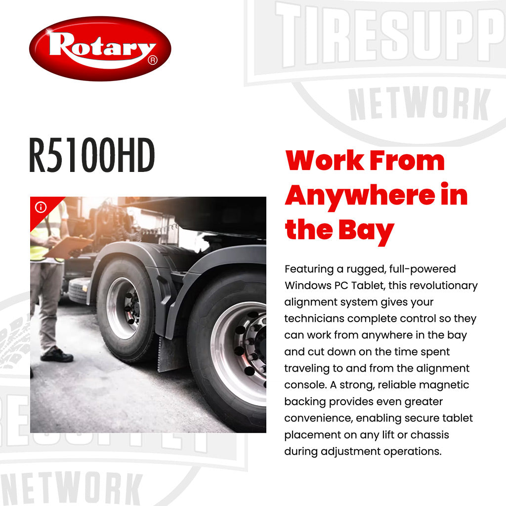 Rotary R5100HD | Towerless Heavy Duty Truck & Trailer Aligner