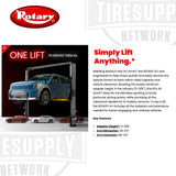 Rotary SPOA10-AV | 2-Post Lift 10,000 lbs Capacity - Shockwave Power