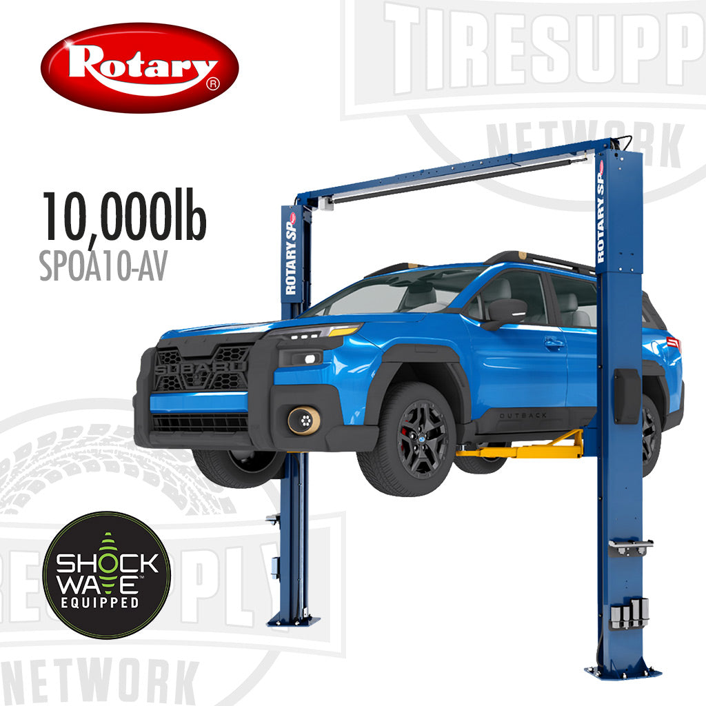 Rotary SPOA10-AV | 2-Post Lift 10,000 lbs Capacity - Shockwave Power