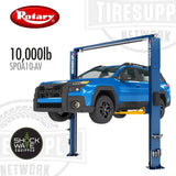 Rotary SPOA10-AV | 2-Post Lift 10,000 lbs Capacity - Shockwave Power