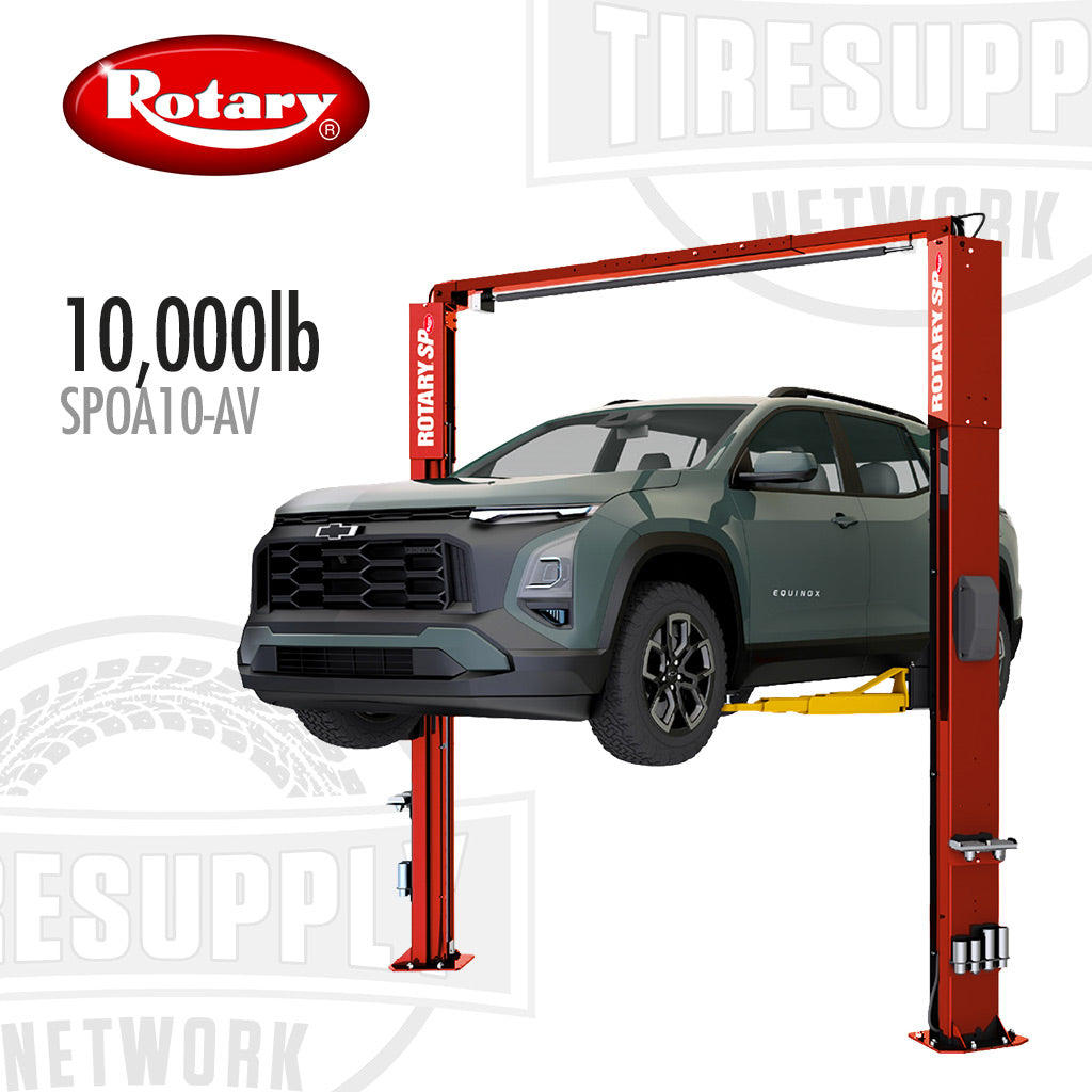 Rotary SPOA10-AV | 2-Post Lift 10,000 lbs Capacity - Shockwave Power