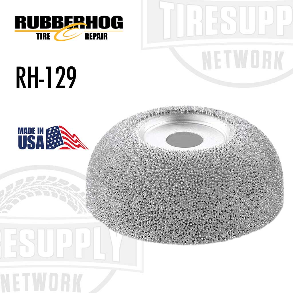 Rubberhog | 4"  3/4" I.D., Coarse 390, Contour Wheel (RH-129)