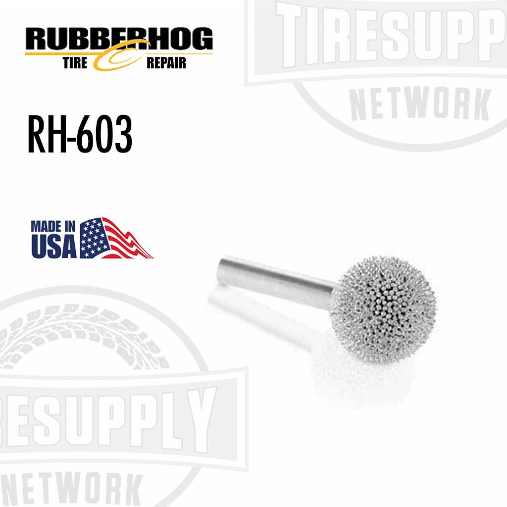 Rubberhog 7/8" Sphere, Coarse 330, Shaft Tool (RH-603)