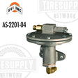 Automatic Tank Drain for Champion Compressors, metal construction, with the model number AS-2201-04 visible.