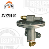 Automatic Tank Drain for Champion Compressors, metal construction, with the model number AS-2201-04 visible.