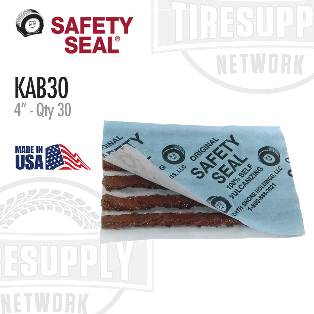 Safety Seal package with visible branding and product details on a white background. KAB30