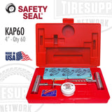 Safety Seal KAP60 tire repair kit with red case on a white background