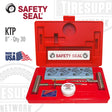 Safety Seal tire repair kit with red case on a white background. KTP