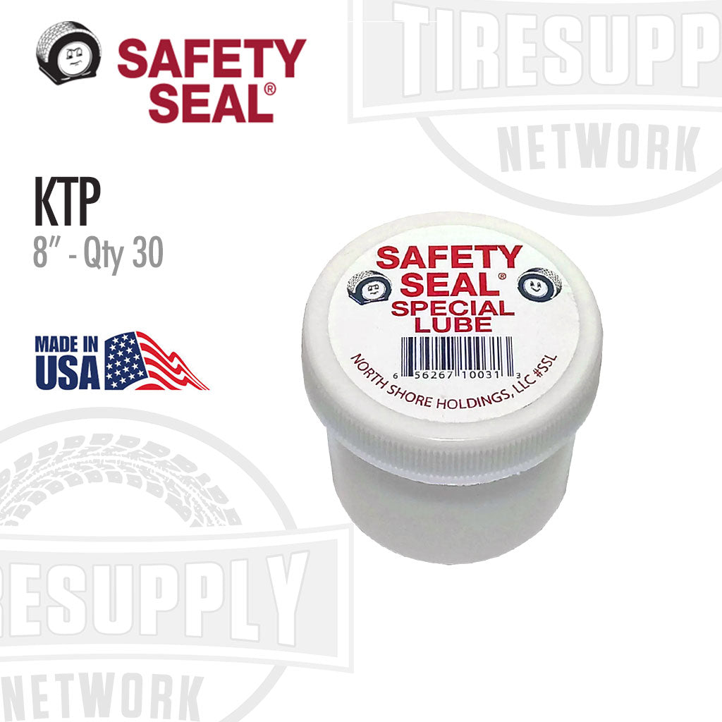Safety Seal Special Lube container with branding and product details on a white background. KTP