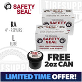 Safety Seal | 4" Auto/Light Truck Repair Refill - 2 Boxes Get a FREE 2oz Lube (RA-L)