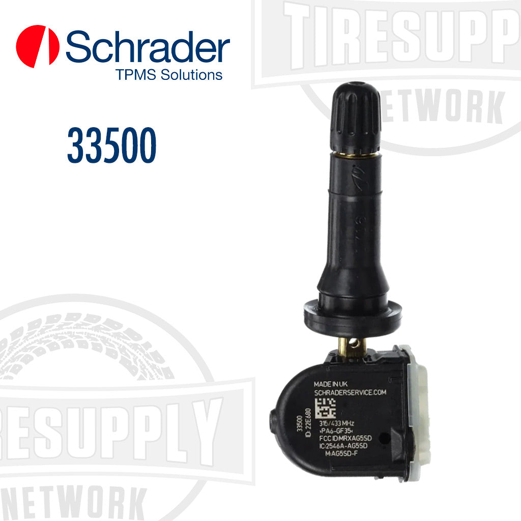 Schrader | EZ-sensor 1-SKU Programmable Universal TPMS Sensor with Rubber Snap-In Valve Stem (33500)