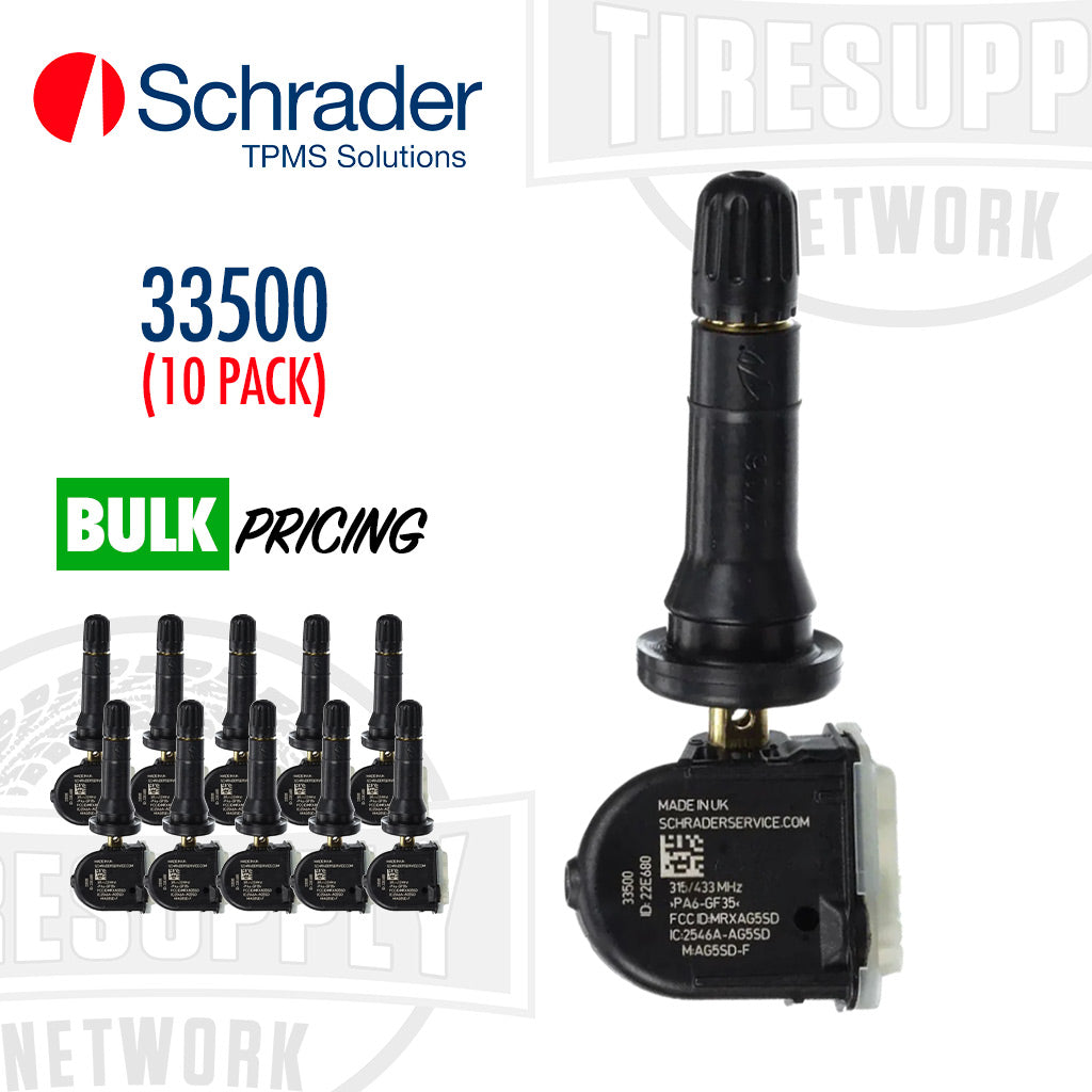 Schrader | EZ-sensor 1-SKU Programmable Universal TPMS Sensor with Rubber Snap-In Valve Stem (33500)