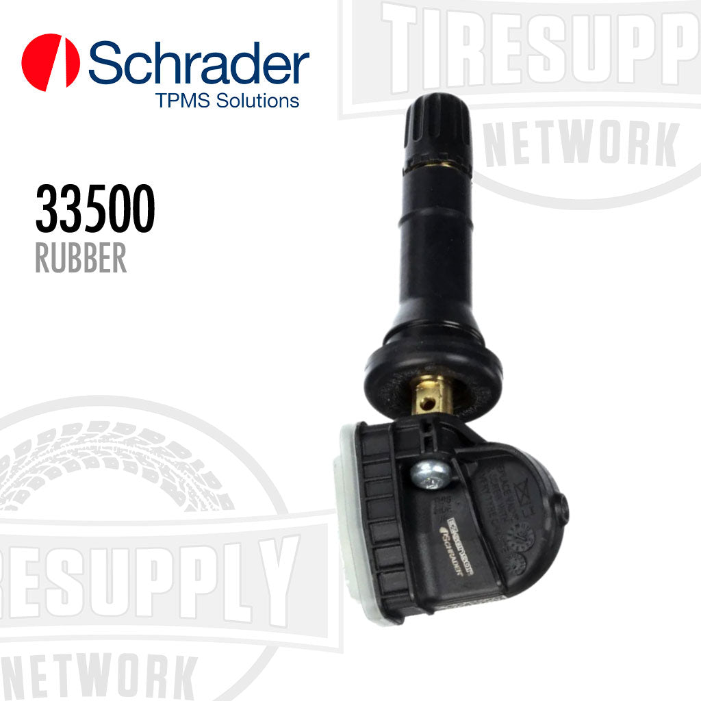 Schrader 33500 | EZ-sensor 1-SKU Programmable Universal TPMS Sensor with Rubber Snap-In Valve Stem