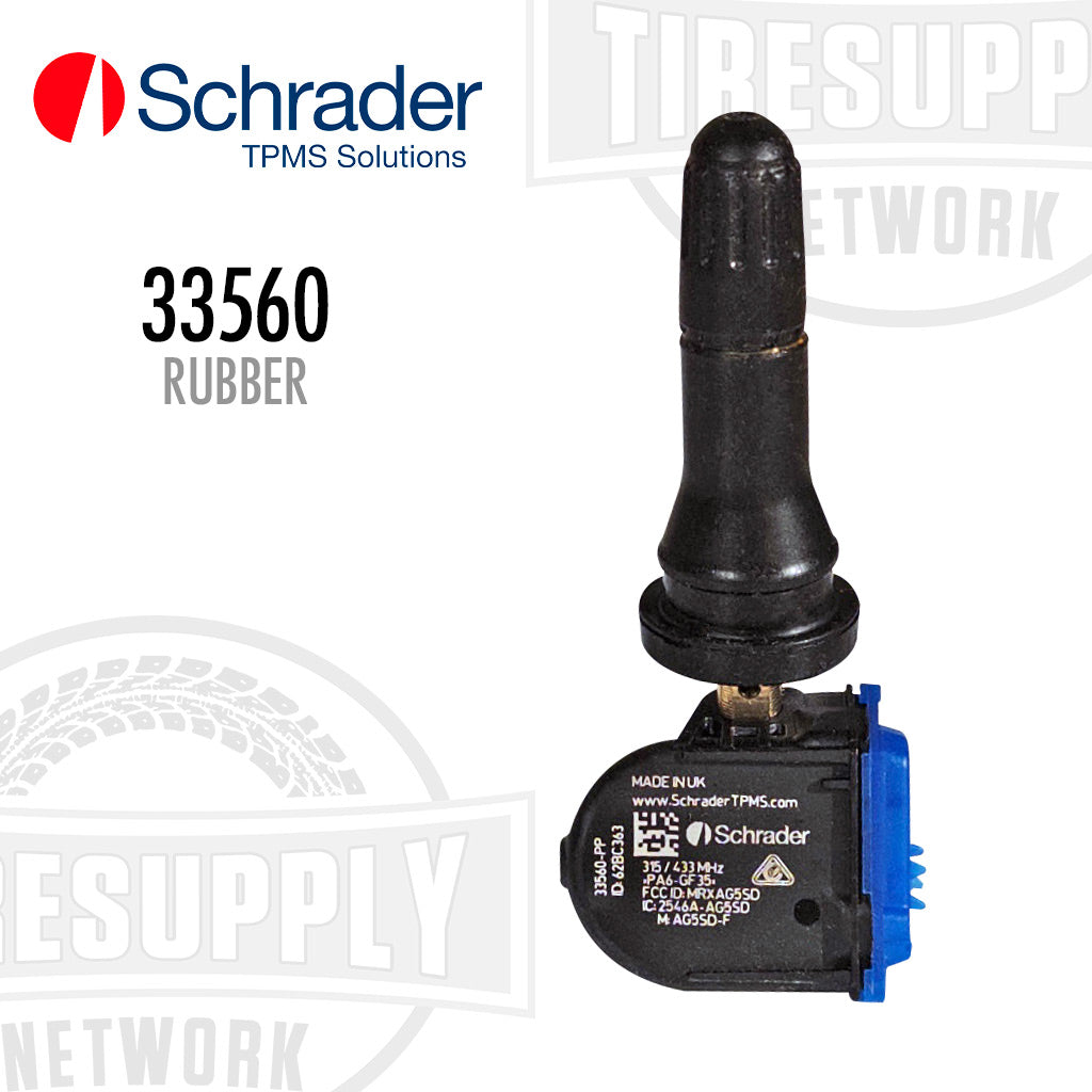 Schrader | EZ-sensor® GO Rubber Snap-In Valve Stem (33560)