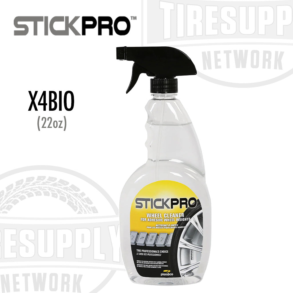 StickPro  44011 Wheel Cleaner for Adhesive Wheel Weights (X4BIO) - Tire  Supply Network