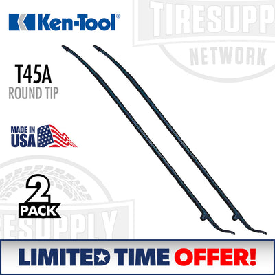 Ken Tool T45A | 2-Pack 37" Super Duty Tubeless Truck Tire Mount/Demount Iron (34645)