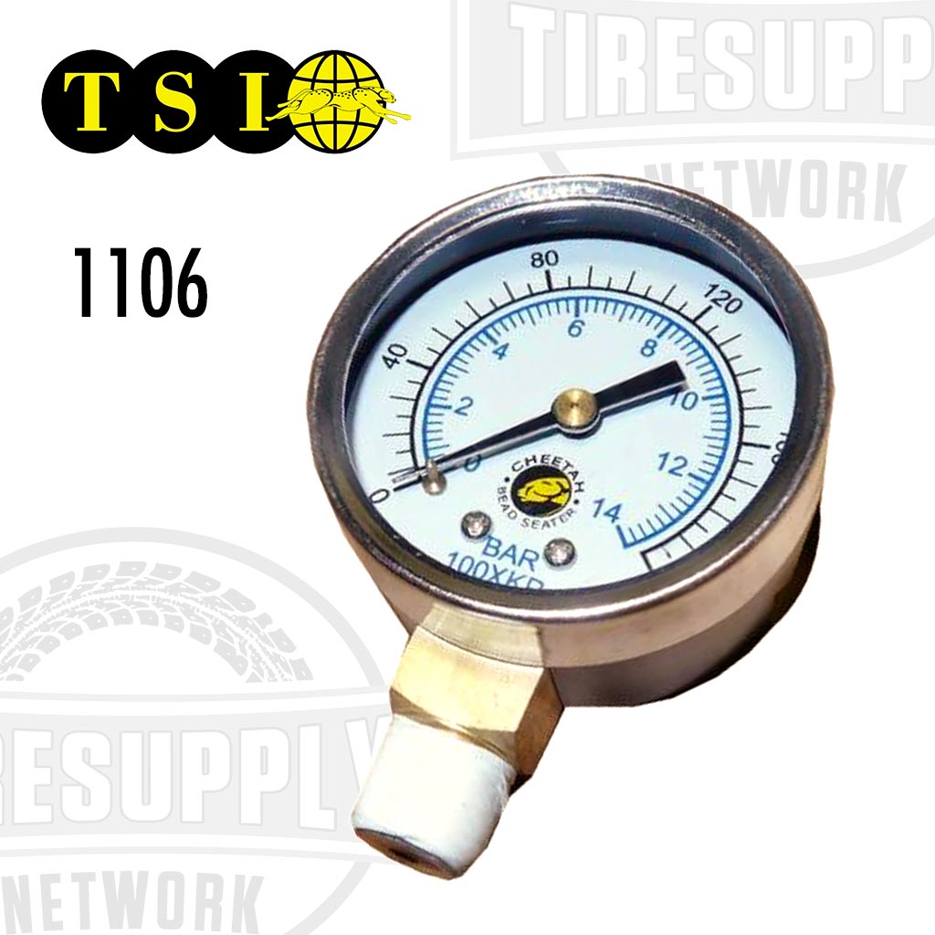 TSI 1106 | 01.106 Cheetah Bead Seater Pressure Gauge – Tire Supply