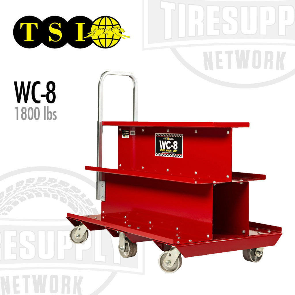 TSI WC-8 1800 lbs Wheel Weight Cart