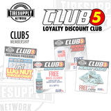 CLUB5 Loyalty Discount Club Membership Fee