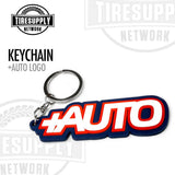 🎁 Tire Supply Network | TPR Keychain - 3.5" +AUTO Logo RWB (KEY-PLUS) (100% off)
