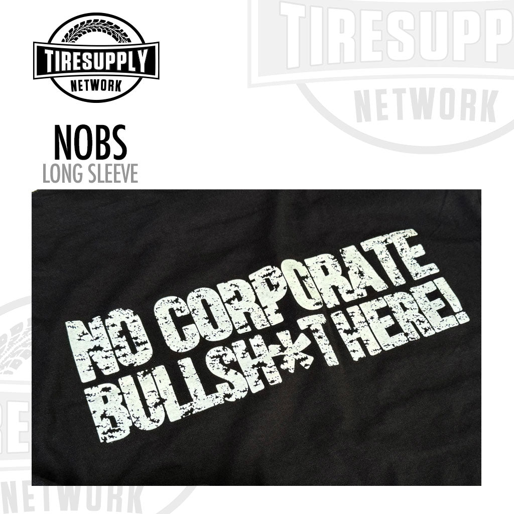 Tire Supply Network | LS-Shirt NOBS Black - Choose Size (TSN-NOBSLS*)