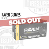 Raven SAS-6651* | Black Powder Free Nitrile Gloves