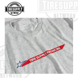 Tire Supply Network | T-Shirt "USA 250" Ash Gray - Choose Size (TSN-250*)