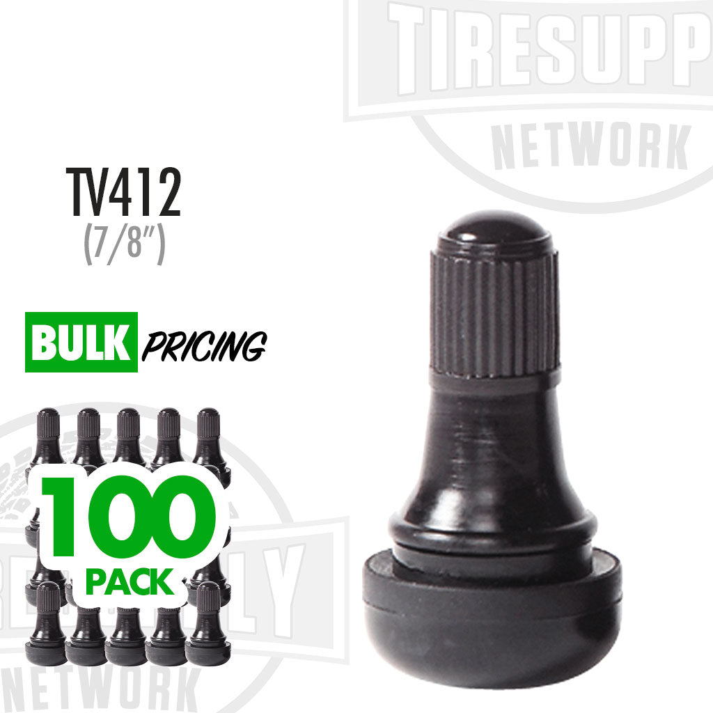 7/8&quot; Rubber Snap-In Valve Stem (TV-412*)