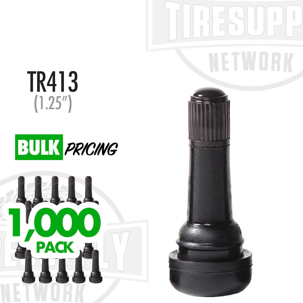 1.25" Rubber Snap-In Valve Stem (TV-413*)