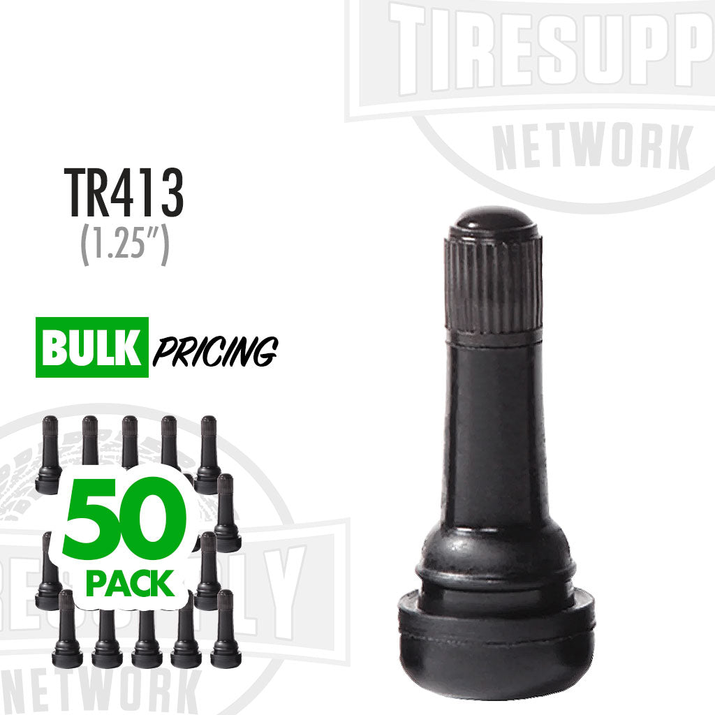 1.25&quot; Rubber Snap-In Valve Stem (TV-413*)